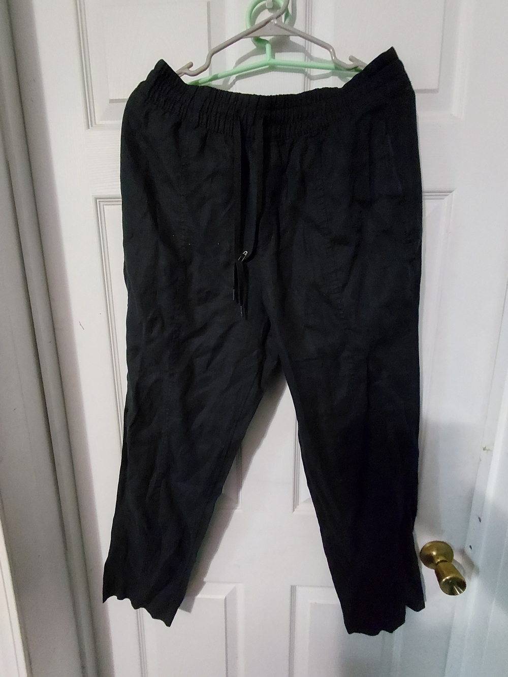 Athleta Black Elastic-Waist Jogger Pants